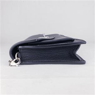 Louis Vuitton Noir Calf Leather Mylockme Chain Pochette